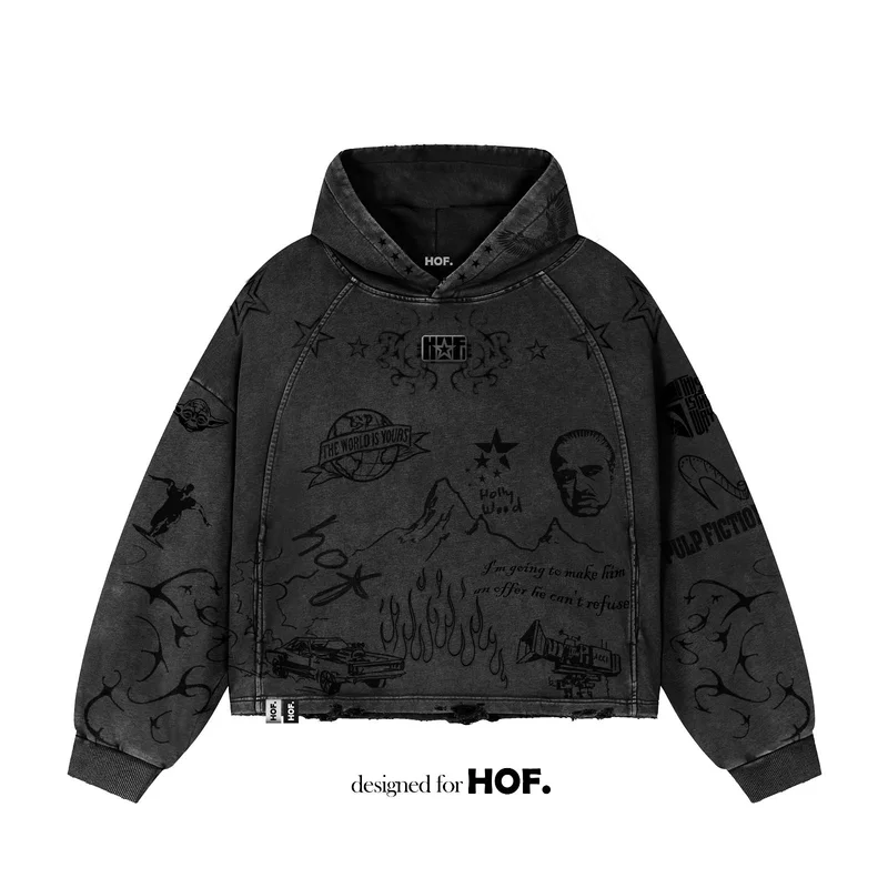 Charcoal Heavyweight Studio Hoodie Product Shot