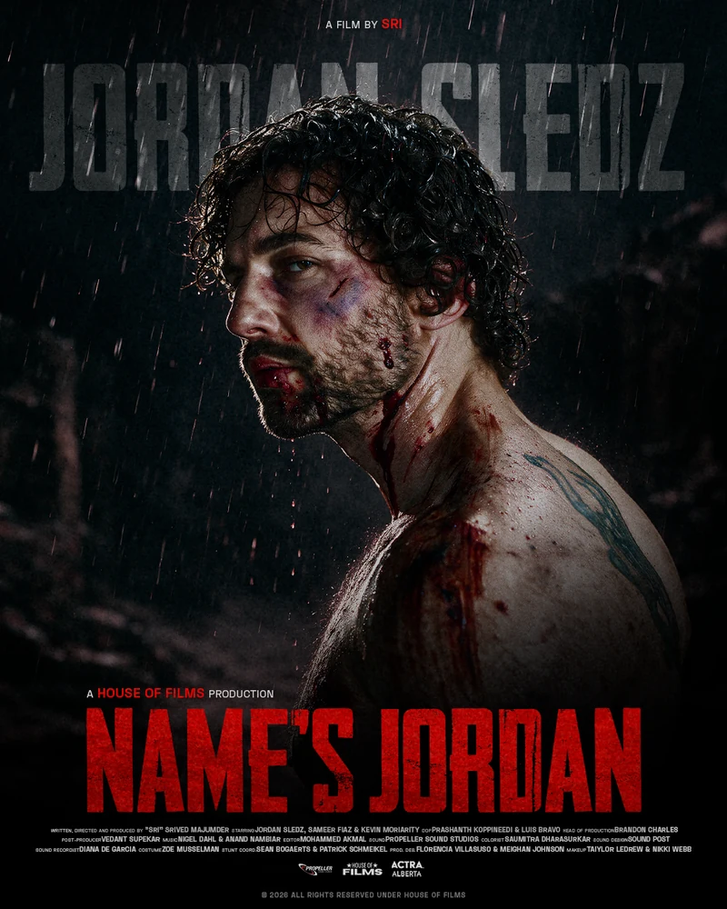 Name's Jordan Character Poster - Jordan Sledz