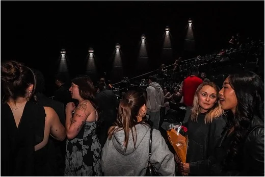 The audience at the premiere screening