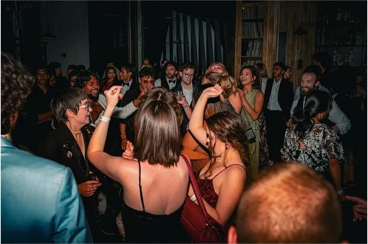 The crowd at the after-party