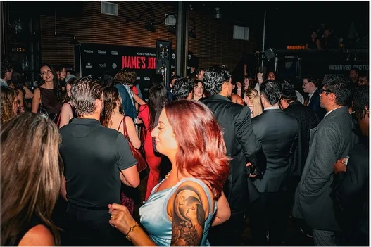 The after-party crowd